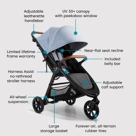 Baby Jogger City Mini GT 2 Eco Stroller - Slate image {5}