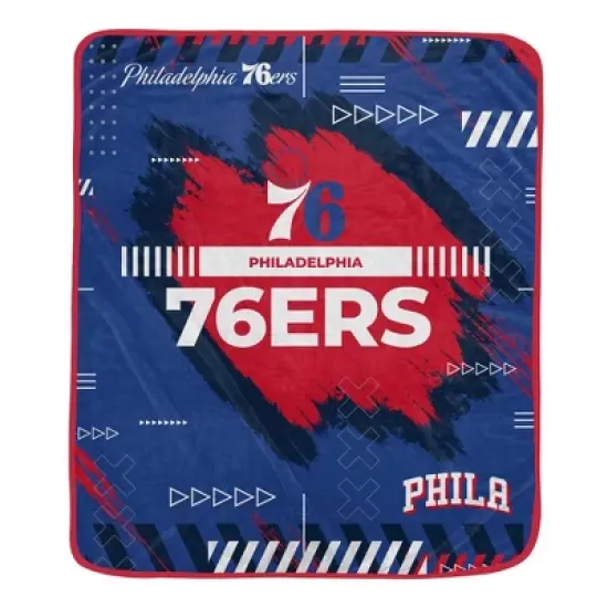 NBA Philadelphia 76ers 50"x60" Game Tech Ultra Soft Blanket image {2}