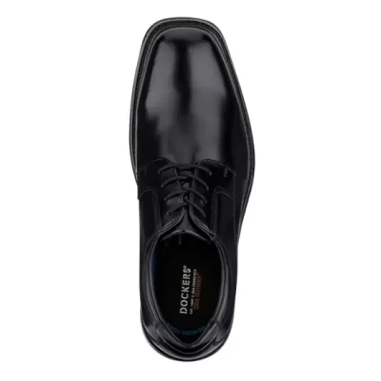 Dockers Mens Irving Slip Resistant Work Dress Oxford Shoe, Black, Size 9.5 image {1}