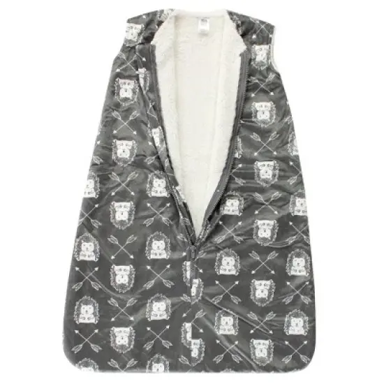 Hudson Baby Unisex Baby Mink with Faux Shearling Inner Sleeping Bag, Sack, Blanket, Hedgehog image {2}