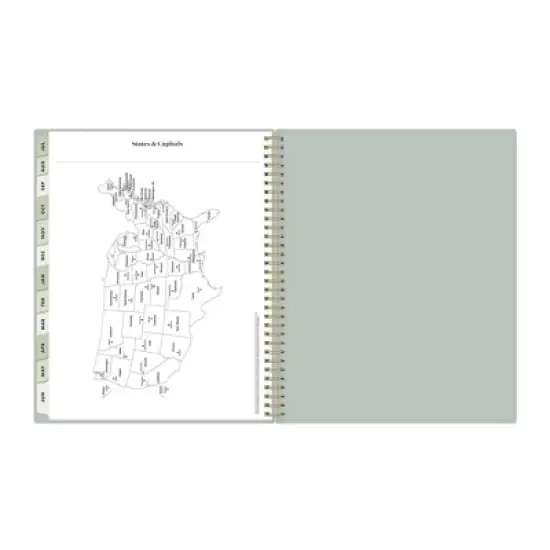 The Everygirl X Day Designer 2024-25 Weekly/Monthly Planner 11"x8.5" Wirebound Soft Sage: Adult Agenda, Tabs, July-June image {17}