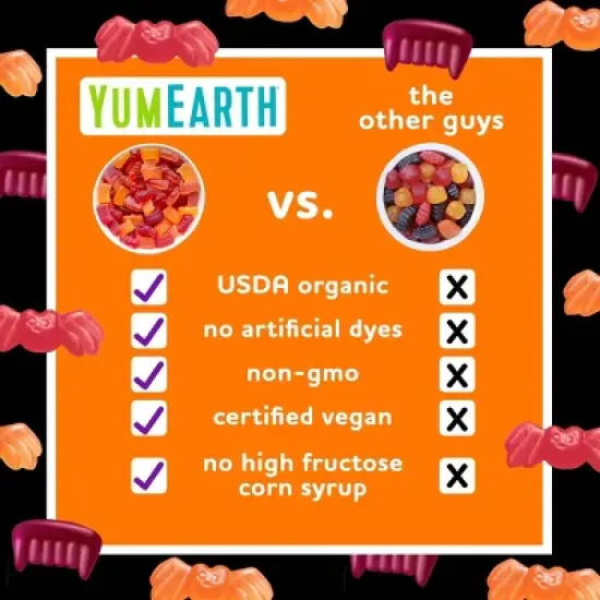 YumEarth Halloween Organic Gummy Fruits Candy - 10oz/20ct image {4}