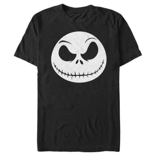 Men's The Nightmare Before Christmas Jack Skellington Face T-Shirt image {4}