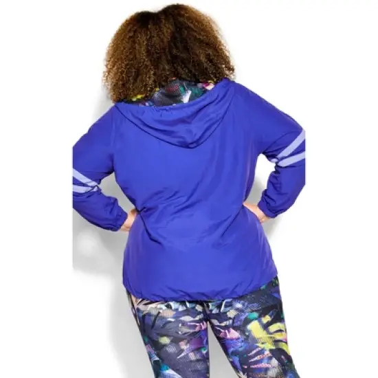 Women's Plus Size Kirby Jacket - blue | AVENUE LEISURE image {1}