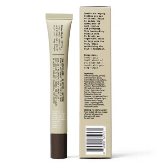 Papatui Men's Paraben-Free Hyaluronic Acid and Caffeine Eye Gel Rollerball - Unscented - 0.5 fl oz image {8}