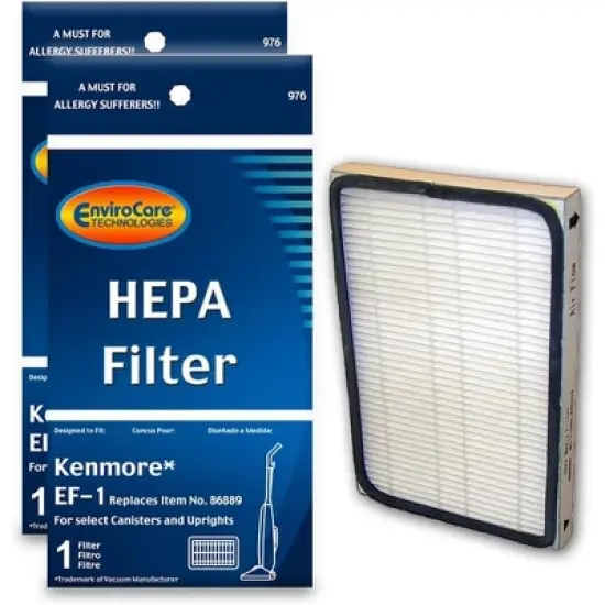 Kenmore EF-1 Progressive Vacuums HEPA Vacuum Cleaner Filters 2 Filters image {4}