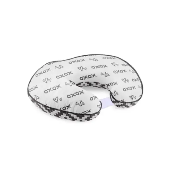 Bacati - 3 pc Love Aztec Print Gray Hugster Feeding & Infant Support Nursing Pillow image {6}