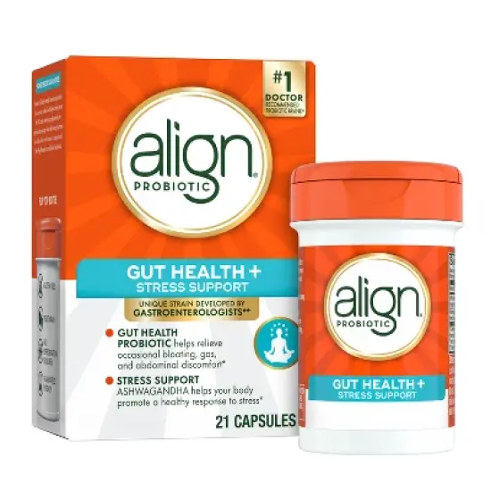 Align De-Stress Daily Probiotic Supplement - Capsules - 21ct image {10}