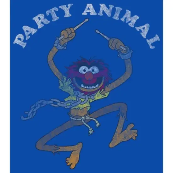Men's The Muppets Animal Party T-Shirt image {1}