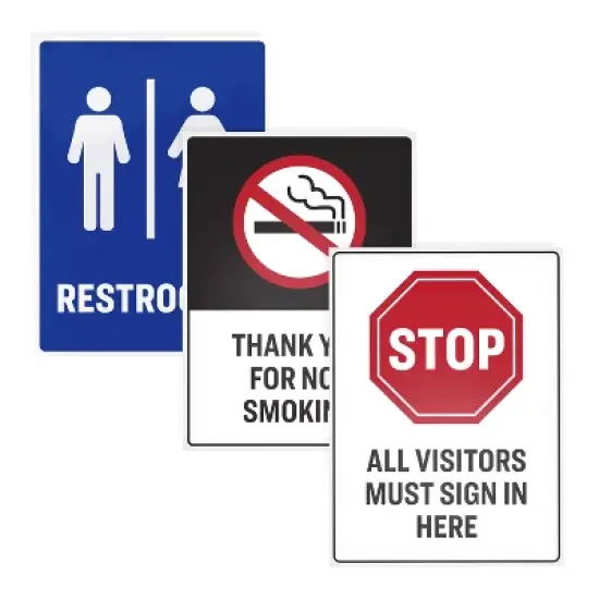 Avery Removable Label Safety Signs, 3-1/2" x 5", Printable, Water/Chemical Resistant, 60 Labels (61514) image {5}