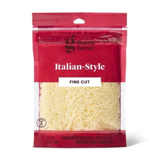 Finely Shredded Italian-Style Cheese - 8oz - Good & Gather&trade; image {3}