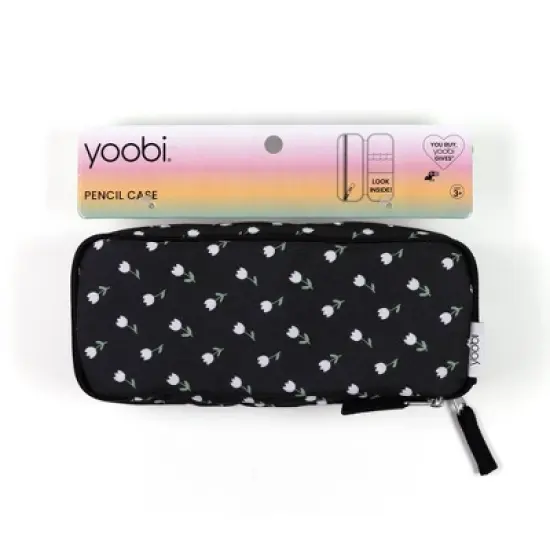 Yoobi Triple Zip Pencil Pouch image {2}