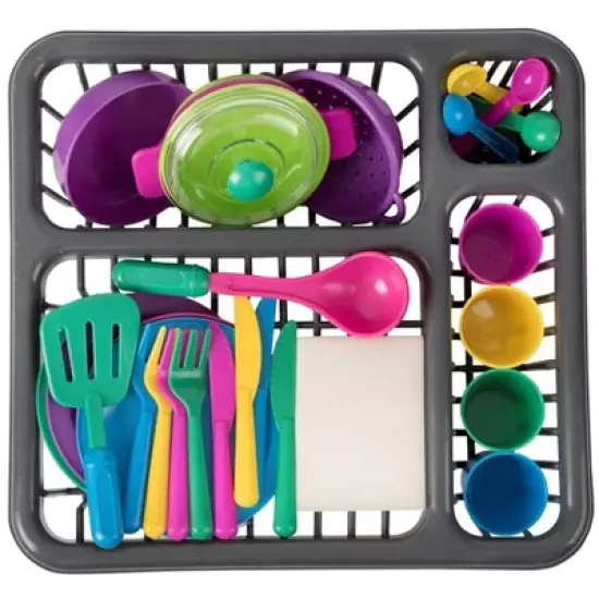 Big Mo's Toys Pretend Play Dishes Playset - 28 Piece image {1}