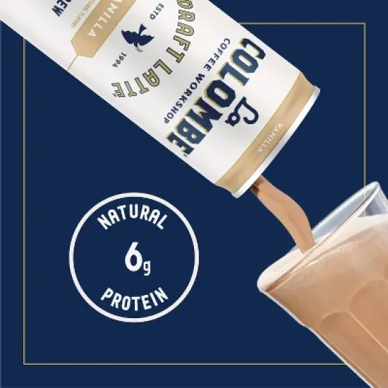 La Colombe Vanilla Draft Latte - 4pk/9 fl oz Cans image {1}