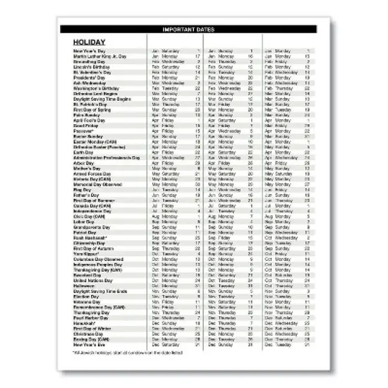 Four-Person Group Practice Daily Appointment Book, 11 x 8.5, Black Cover, 12-Month (Jan to Dec): 2026 image {3}
