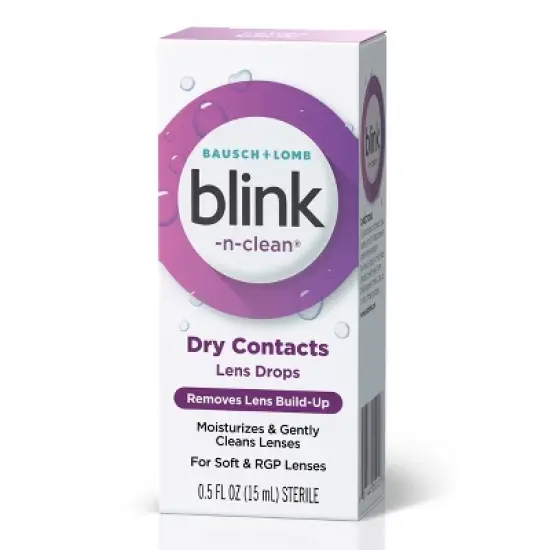 Blink N Clean Daily Use Lens Drops - 0.5oz image {10}