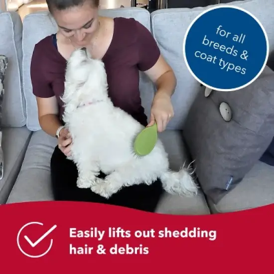 Safari by Coastal Pet Dog Brush & Shedding Tool Kit - Wire Pin Brush With Plastic Handle & Dual-Sided Dog Shedding Blade image {1}