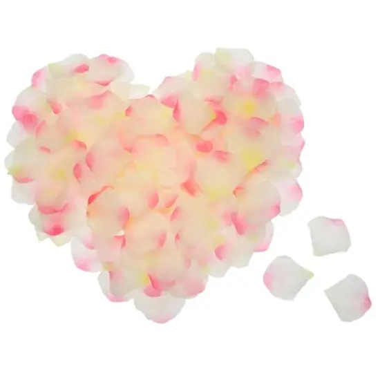 Unique Bargains Reusable Wedding Party Decoration Silk Artificial Flower Rose Petals image {4}