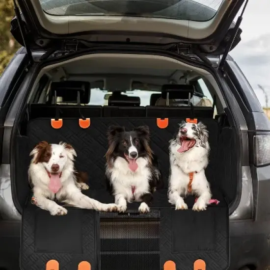 Dog Car Seat Cover Waterproof Scratchproof Pet Car Rear Protector Mat Pet image {14}