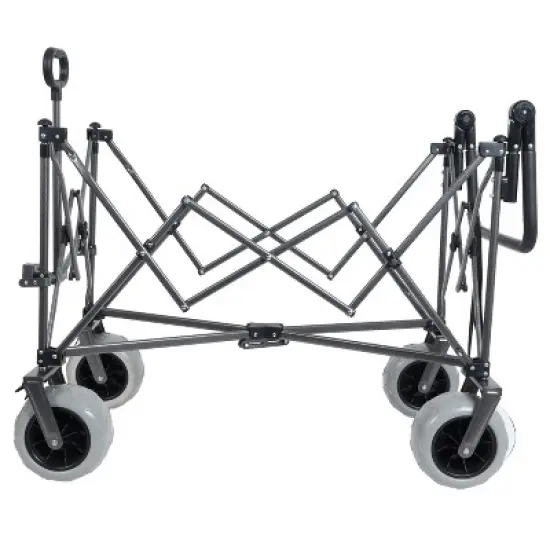 Gulches Multi-Functional Push-Pull Folding Wagon Cart, XL Heavy-Duty, All-Terrain, 9"x4" Beach Tires, Large Capacity image {6}