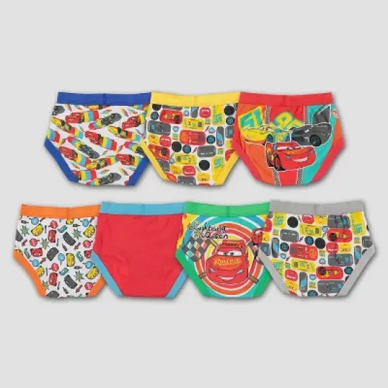 Toddler Boys' Cars 7pk Underwear 4T image {1}