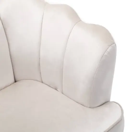 Reitz Modern Glam Velvet Channel Stitch 3 Seater Shell Sofa - Christopher Knight Home image {6}