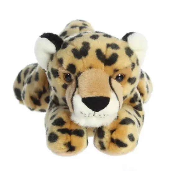 Aurora Flopsie 12" Cheetah Brown Stuffed Animal image {1}