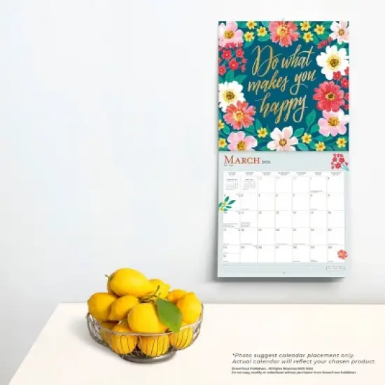 Browntrout 2024 Wall Calendar 12"x12" Bonnie Marcus Foiled image {3}