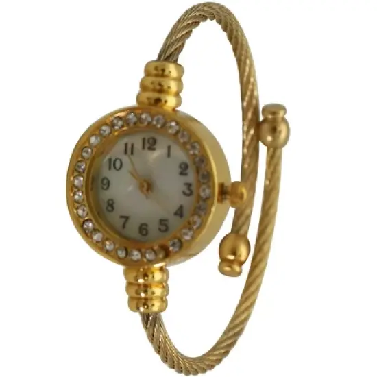 OLIVIA PRATT PETITE TWISTED STRAPS ONE-SIZE BANGLE WATCH image {4}