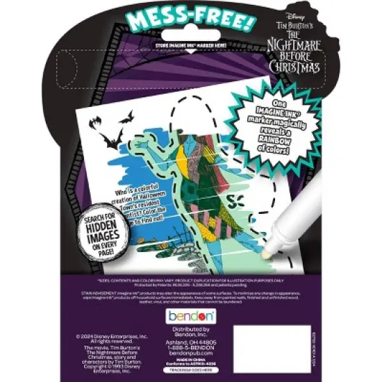 Nightmare Before Christmas Imagine Ink Magic Ink Book image {1}