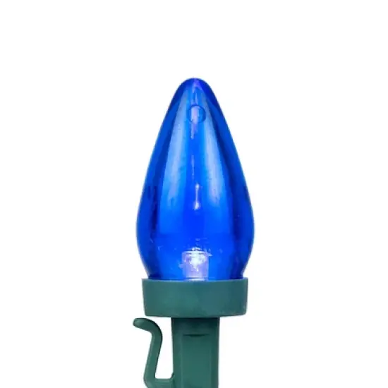 Northlight Patriotic LED C7 Christmas Lights - Red, White and Blue - 16' Green Wire - 25ct image {2}