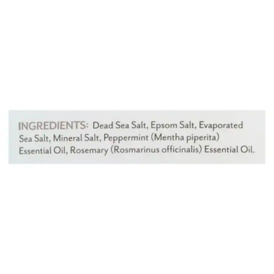 Soothing Touch Invigorating Peppermint Rosemary Bath Salts - 32 oz image {4}