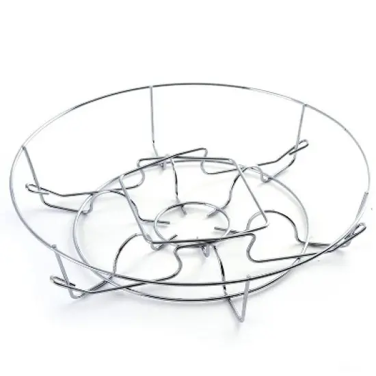 Replacement Canning Rack Chrome-Plated Steel Holds 7 Jars for 21.5 Qt Canner image {1}