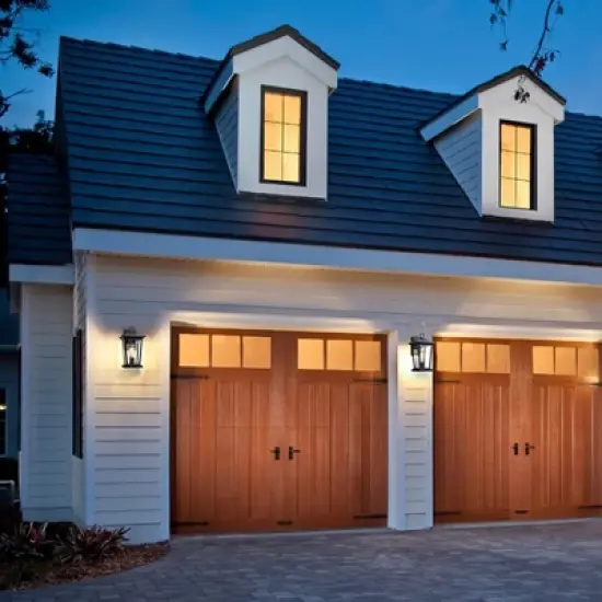 C Cattleya 1-Light Matte Black Dusk to Dawn Outdoor Wall Light with Clear Tempered Glass image {6}