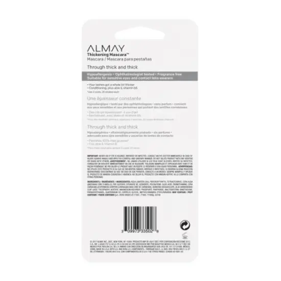 Almay Thickening Mascara Twin Pack 402 Black - 0.26 fl oz image {2}