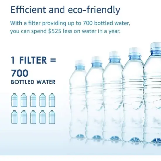 Waterdrop 4pk Replacement for Brita Faucet Filter image {5}