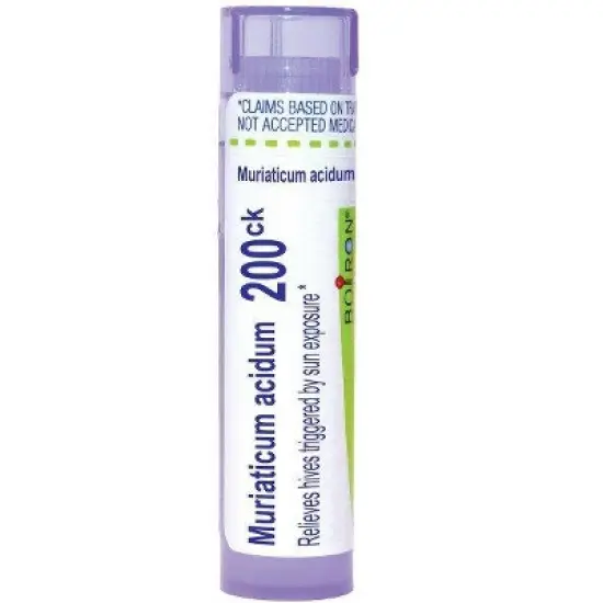 Muriaticum Acidum 200CK by Boiron Homeopathic Single Medicine For First Aid  -  80 Pellet image {10}
