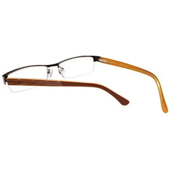 Calabria 842XL Designer Stainless Steel Reading Glasses image {3}