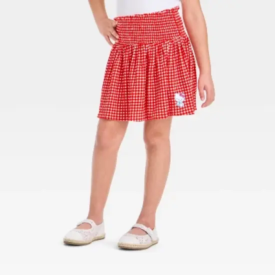 Girls' Hello Kitty Ruched Waist Skirt - Red image {3}
