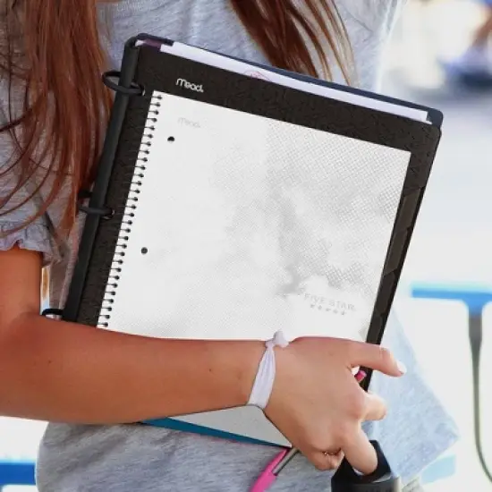 Five Star Active Subject Notebook 80ct White image {7}