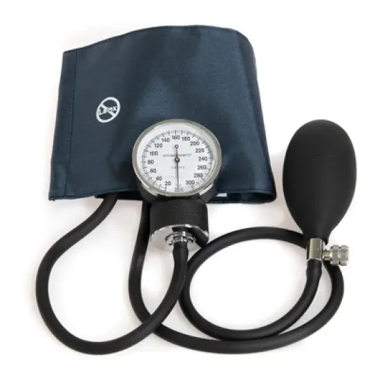 McKesson Small Adult Cuff Arm Aneroid Sphygmomanometer Unit 2-Tubes Blue 1 per Box image {2}