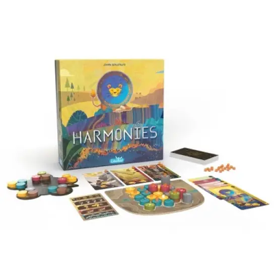 Asmodee Harmonies Board Game: Educational, Patterns, 30-Min Play, 1-4 Players, Cards & Wooden Pieces Included image {3}