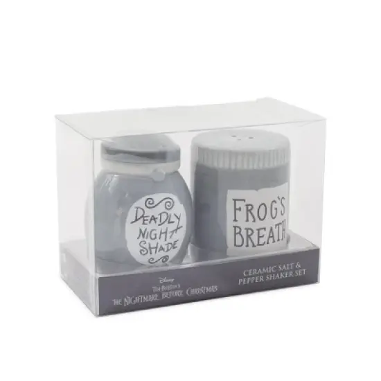 Silver Buffalo Disney The Nightmare Before Christmas Sally Jars Salt and Pepper Shaker Set | 3H x 2.25W x 2.25L Inches image {2}