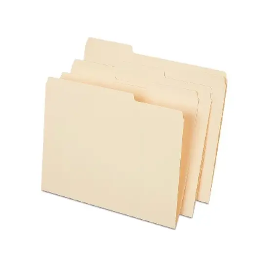 Staples File Folders 3 Tabs Letter Size Manila 50/Box (25775) 541077 image {6}