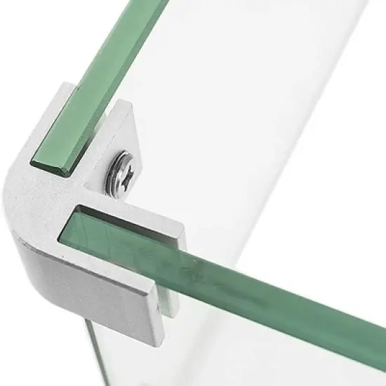 Kinger Home 26-inch Rectangular Glass Wind Guard for Fire Pit and Tables image {2}