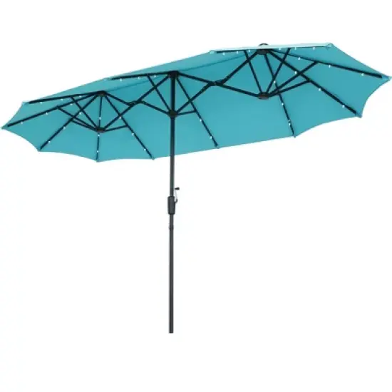 Ainfox 13ft Market Umbrella With 36 Led Lights image {5}