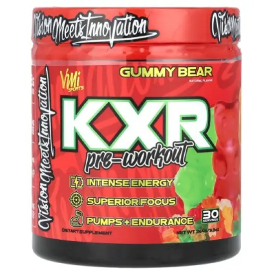 VMI Sports KXR Pre-Workout, Gummy Bear, 9.3 oz (264 g) image {3}