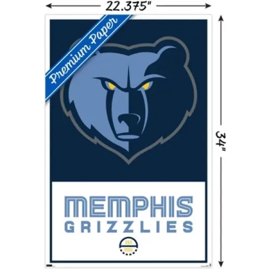 Trends International NBA Memphis Grizzlies - Logo 21 Unframed Wall Poster Prints image {2}