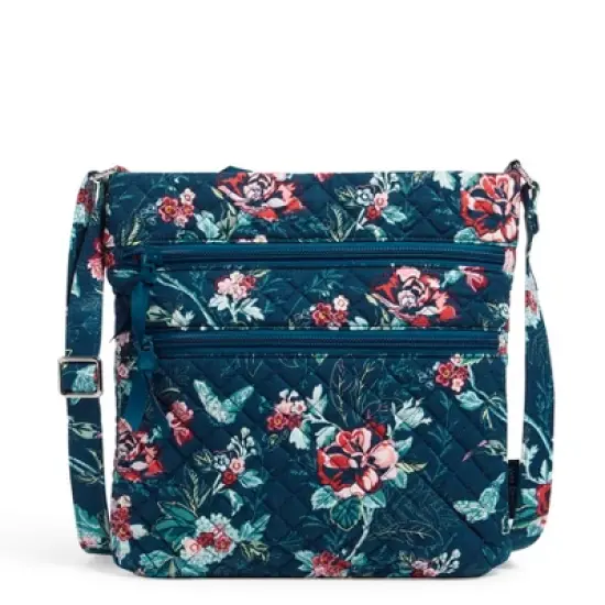 Vera Bradley Women's  Cotton Triple Zip Hipster Crossbody Bag image {4}