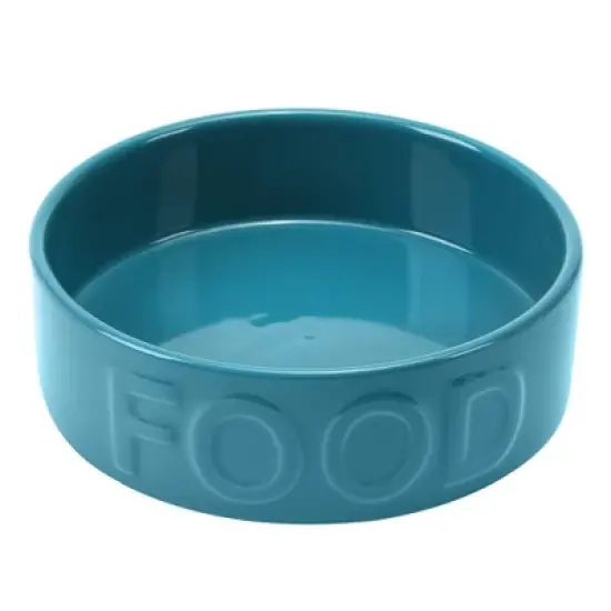 Park Life Designs 2c Classic Water and Food Dog Bowl - Aqua Blue image {2}